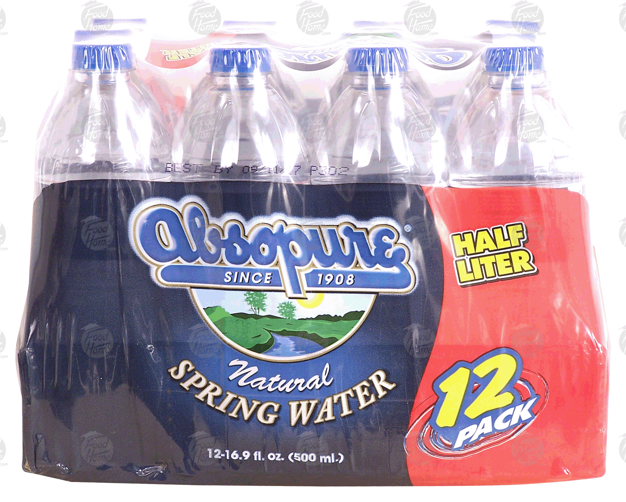 Absopure  natural spring water, 12- 16.9 fl oz bottles Full-Size Picture